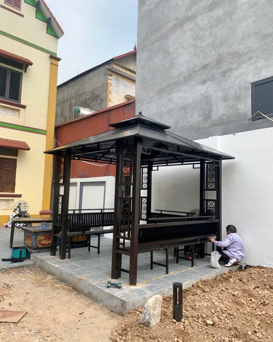 Thi công lắp ráp nhà chòi cà phê tại Cần Thơ