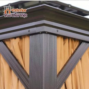 Cột nhà chòi bằng hợp kim nhôm bản rộng lên tới 12 cm