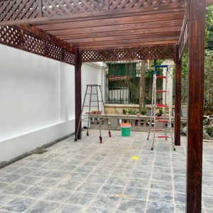Cột gỗ vuông 14x14cm