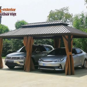 Mái che xe ô tô ngoài trời dạng lắp ghép