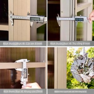 Cột chòi rộng 8cm, dày 1.5 ly chắc chắn