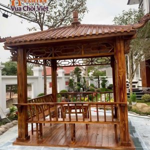 Nhà chòi sân vườn lắp ghép bằng gỗ