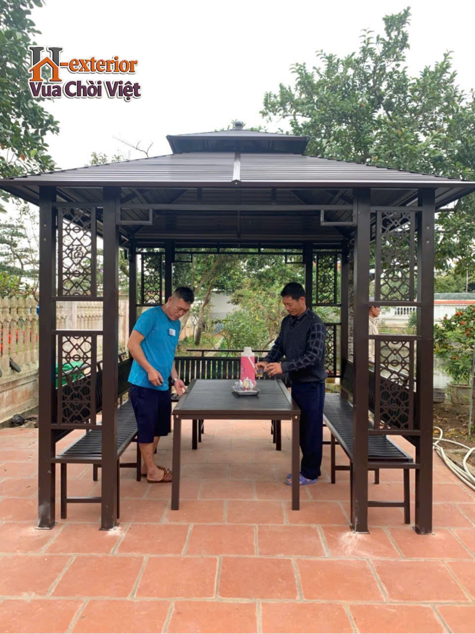 Mẫu nhà chòi hợp kim sắt đẹp giá rẻ