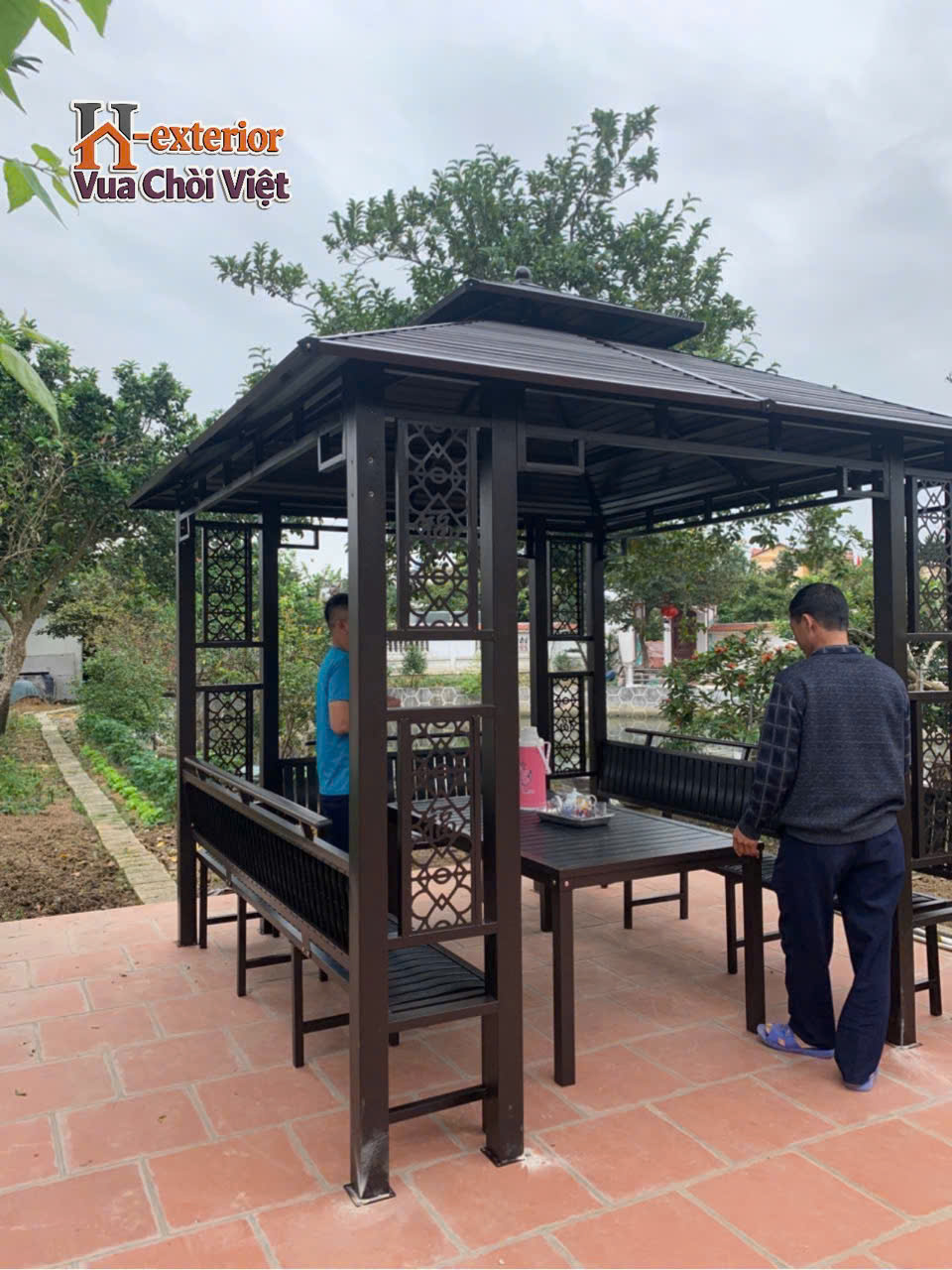 Mẫu nhà chòi hợp kim sắt đẹp giá rẻ