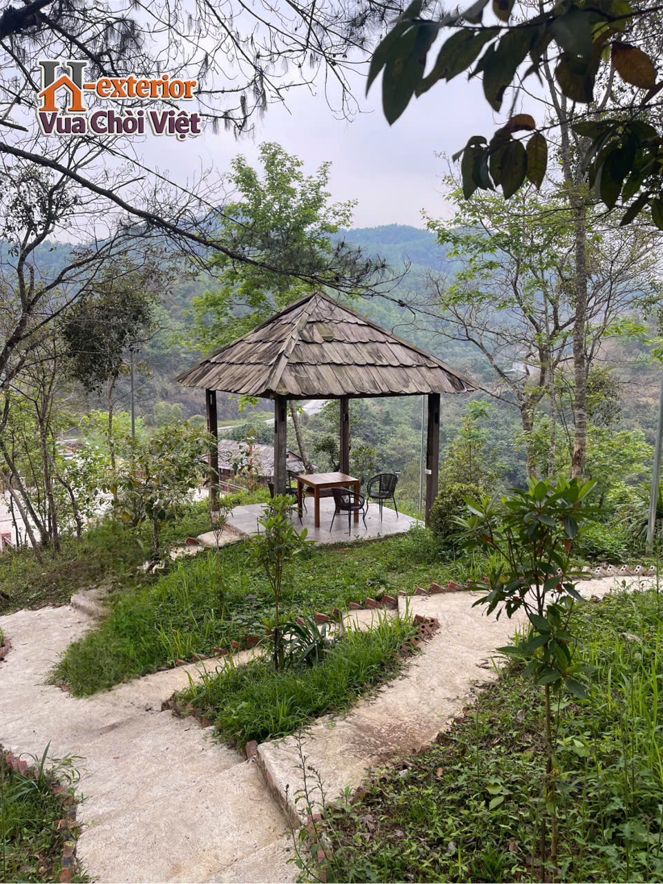 Mẫu nhà chòi gỗ đơn giản cho khu nghỉ dưỡng và homestay