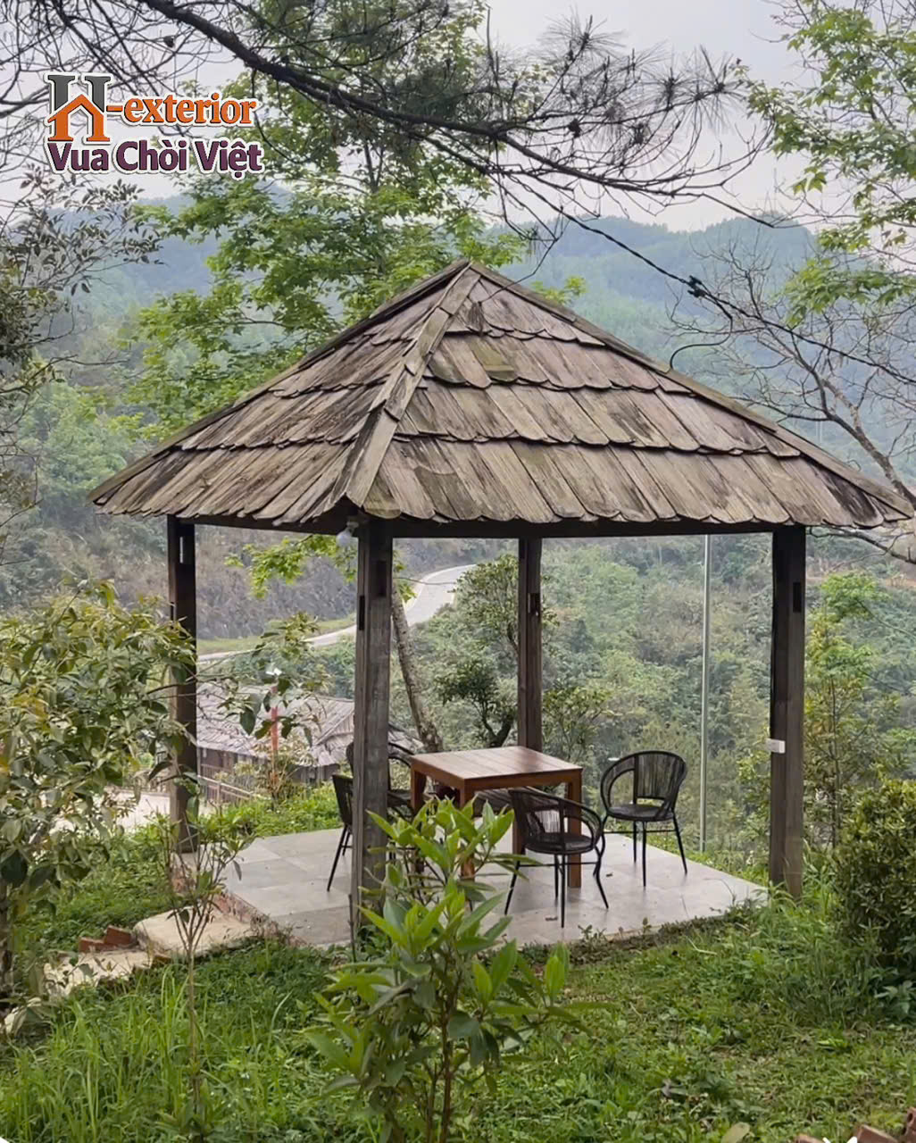 Mẫu nhà chòi gỗ đơn giản cho khu nghỉ dưỡng và homestay