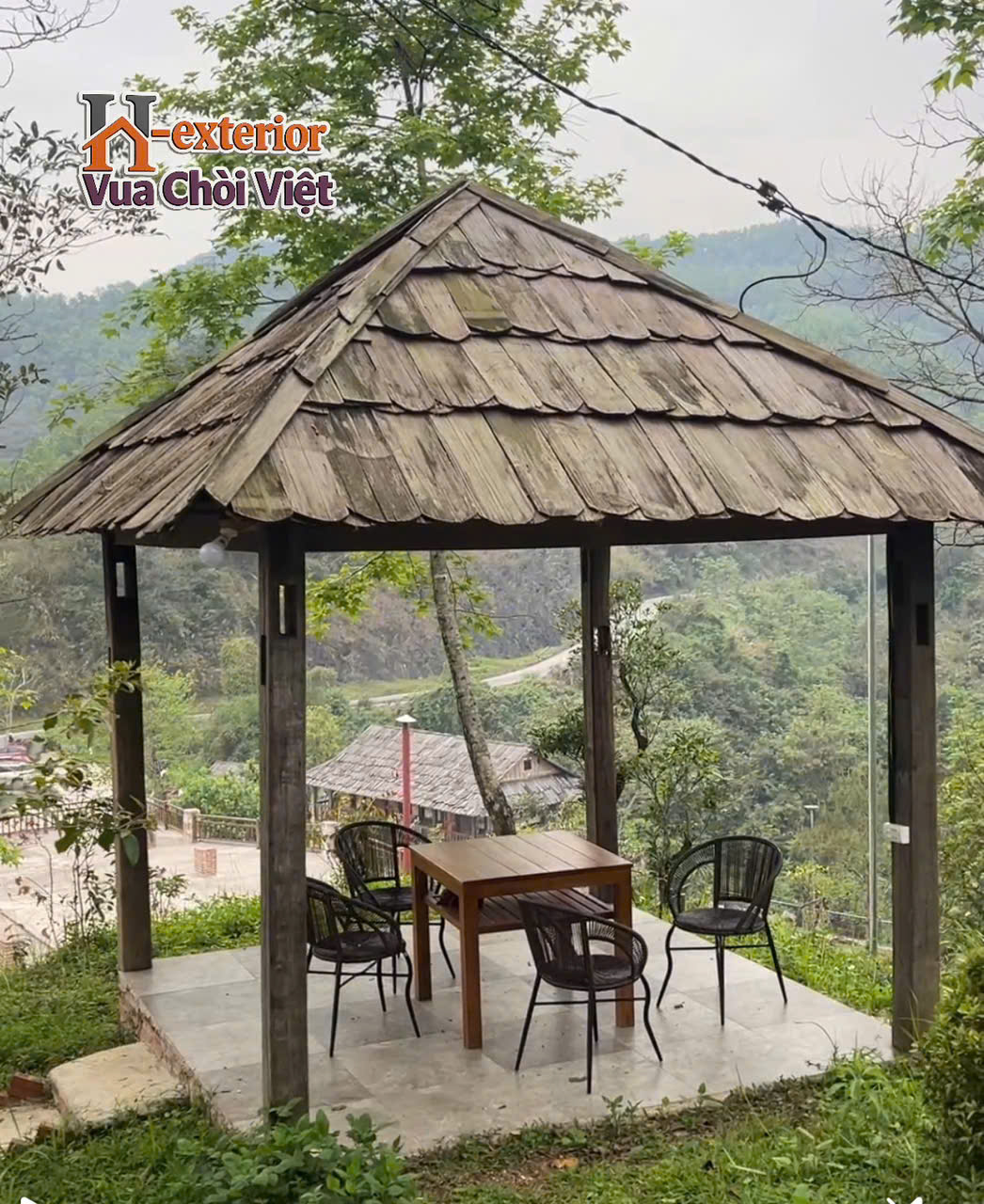 Mẫu nhà chòi gỗ đơn giản cho khu nghỉ dưỡng và homestay