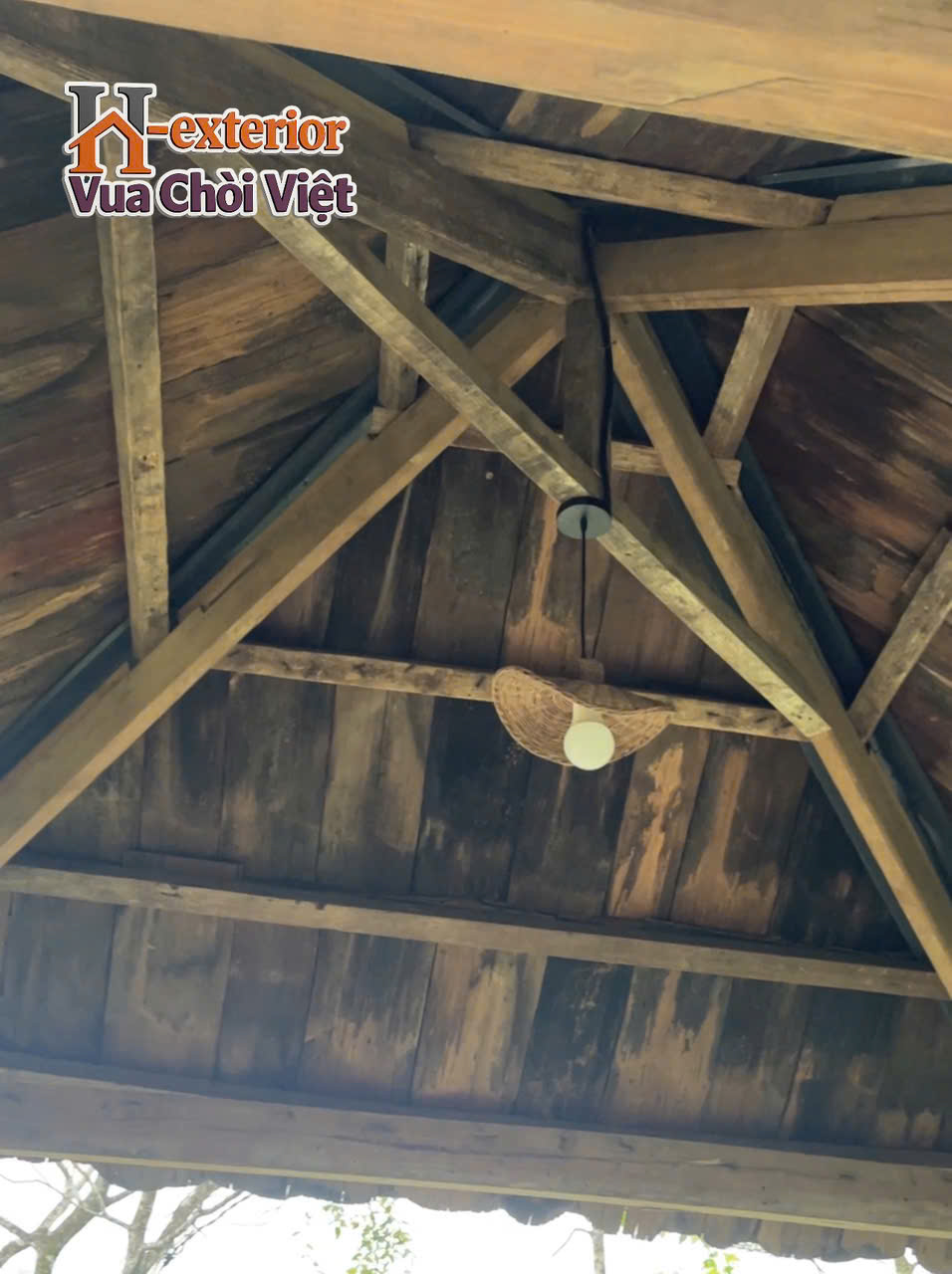 Cấu tạo hệ vì kèo và xà gỗ mái chắc chắn