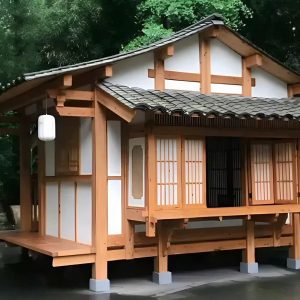 Nhà chòi gỗ kiểu Nhật với thiết kế độc đáo