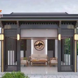 Chòi sân vườn hợp kim nhôm A6063 mái vát