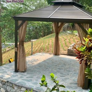 Mái kẽm dập dạng bậc thang liền tấm