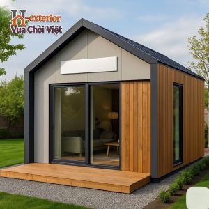 Nhà lắp ghép hai mái chéo