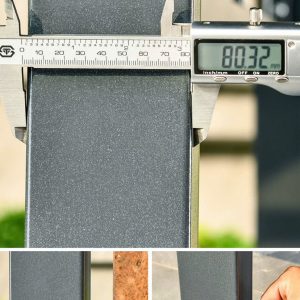 Cột thép vuông 8x8cm sơn tĩnh điện màu ghi