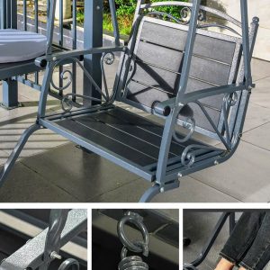 Xích đu đôi của nhà chòi chắc chắn