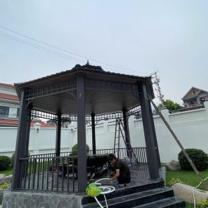 Chòi sân vườn bát giác siêu to khổng lồ