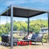 Nhà chòi sân vườn mái bằng M3