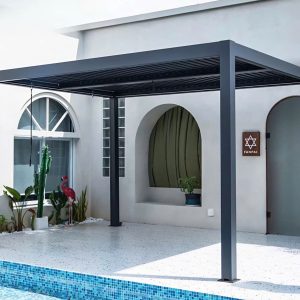 Nhà chòi sân vườn mái bằng M3