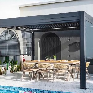 Nhà chòi sân vườn mái bằng M3