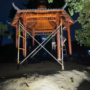 Thi công chòi gỗ tại Hà Nội